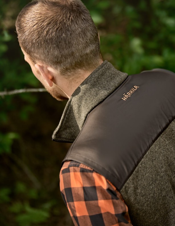 Harkila Kalix Fleece, zelená barva, teplá vesta