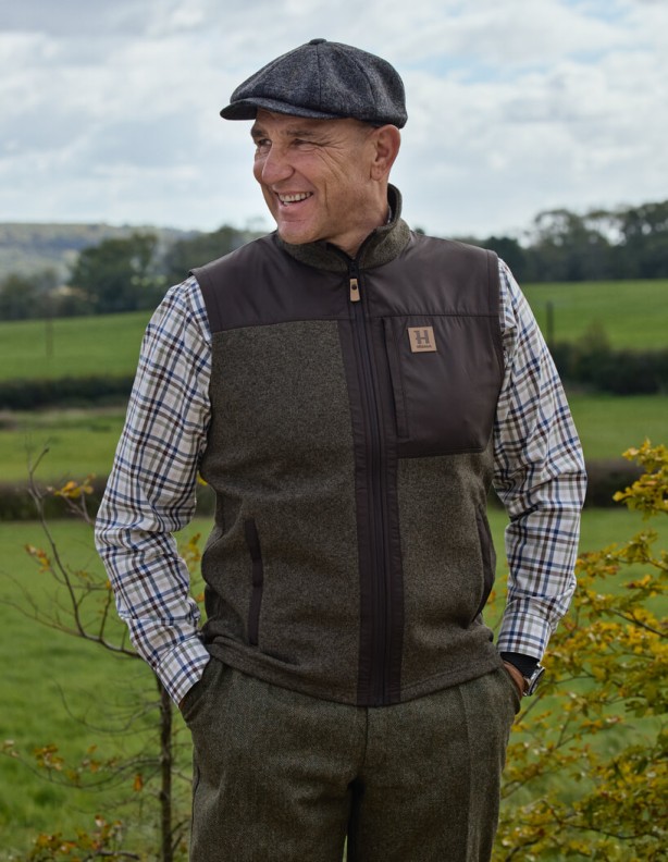 Harkila Kalix Fleece, zelená barva, teplá vesta