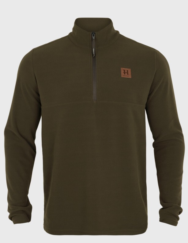 Harkila Fyrr Pullover in Willow Green – Fleece-Pullover