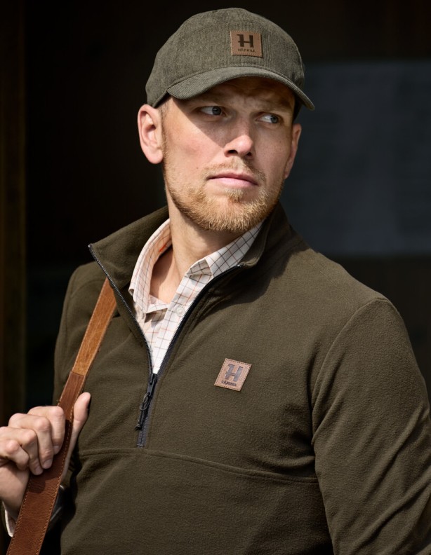 Harkila Fyrr Pullover in Willow Green – Fleece-Pullover