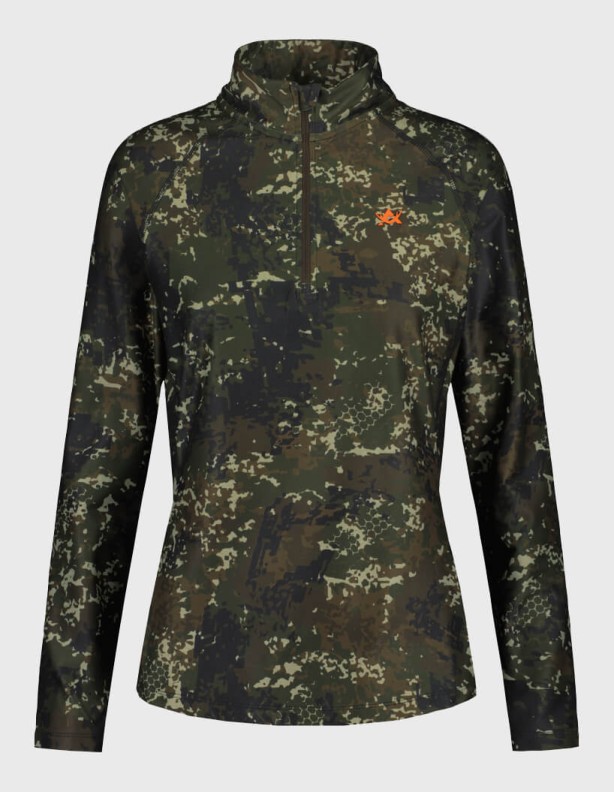 CoolDry Ws Half Zip BTI - Women's Long-Sleeve Technical Shirt