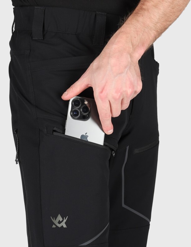 Alaska Chaser Ms Stretch black — легкие и бесшумные охотничьи брюки