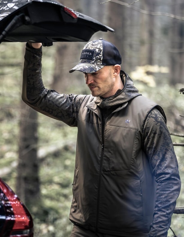 Alaska Active Hunter Ms Vest Night Green – gefütterte Weste