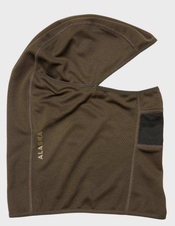 Alaska CoolDry Balaclava, Solid Brown
