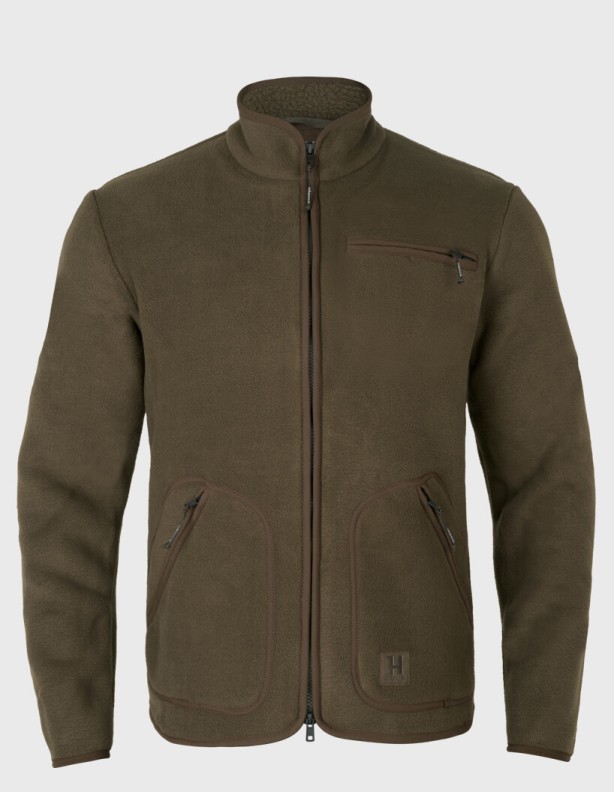Harkila Torsby Fleece v barvě willow green – velmi teplá fleecová mikina