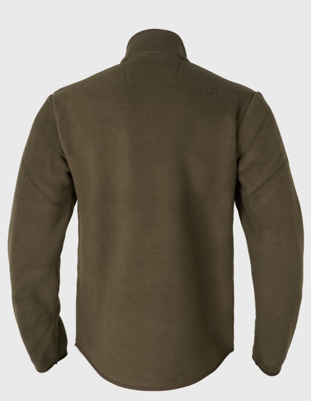 Harkila Torsby Fleece v barvě willow green – velmi teplá fleecová mikina