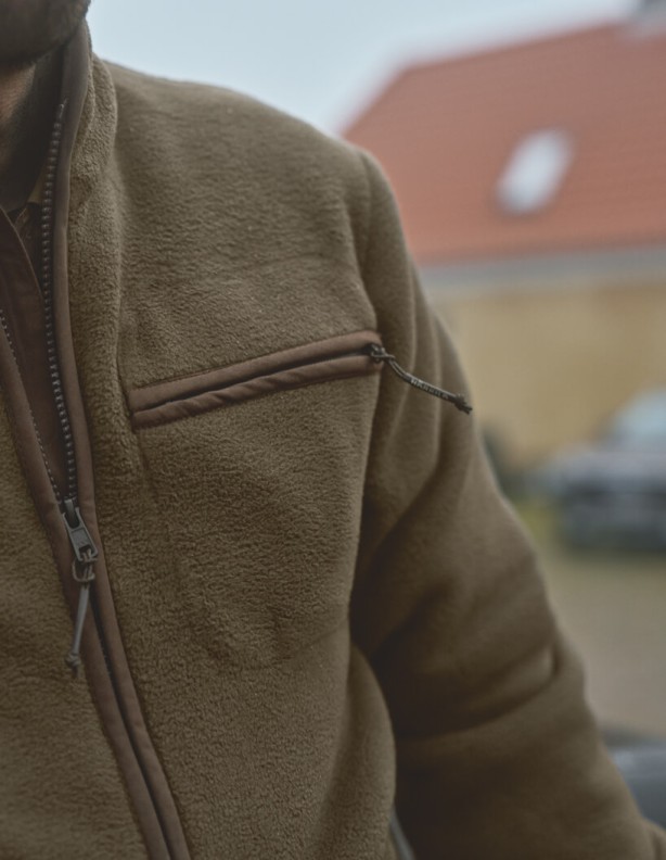 Harkila Torsby Fleece v barvě willow green – velmi teplá fleecová mikina