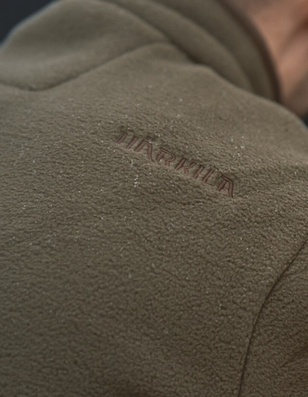 Harkila Torsby Fleece v barvě willow green – velmi teplá fleecová mikina