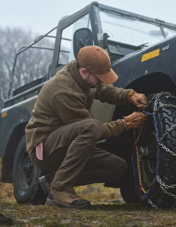 Harkila Torsby Fleece v barvě willow green – velmi teplá fleecová mikina