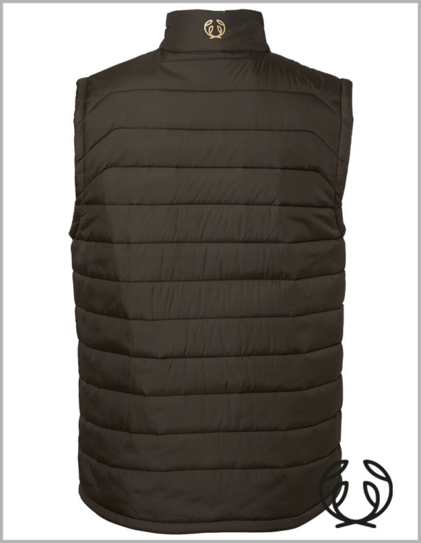 Chevalier Quintin Padded Leather Brown – zateplená kožená vesta