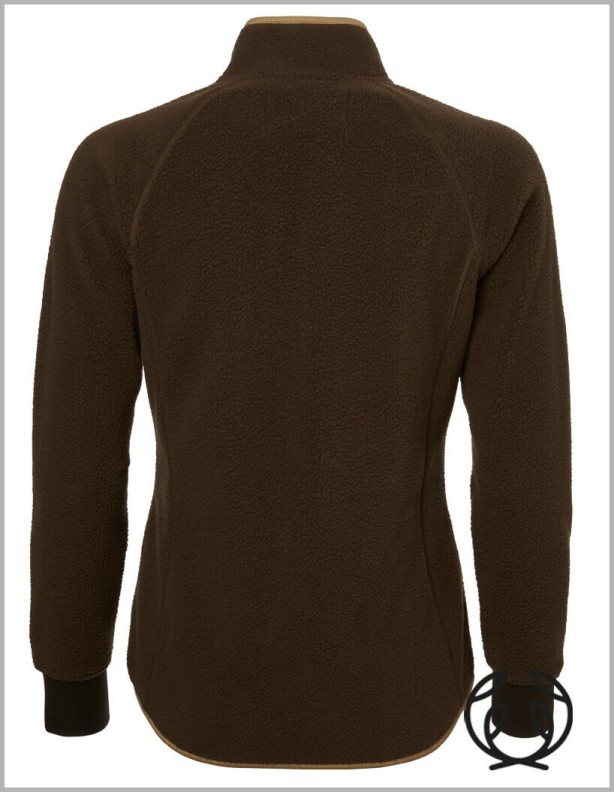 Pax Light Pile Jacket Women Leather Brown — женская флисовая куртка