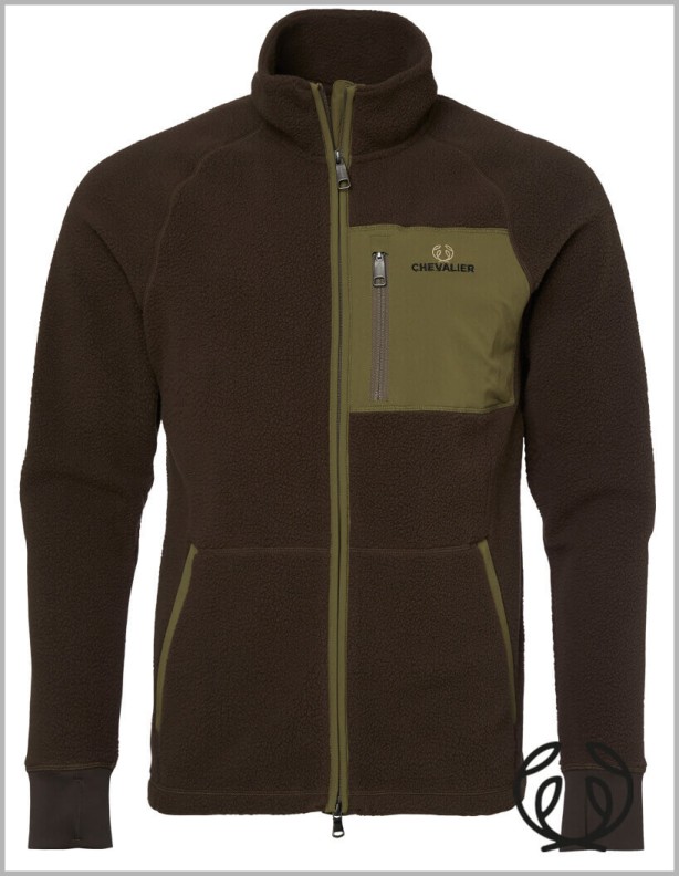 Pax Light Pile Jacket Men Leather Brown – tenká fleecová bunda