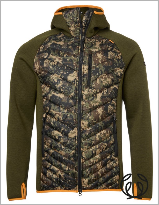 Prošívaná mikina Chevalier Hunter Hybrid Antler Camouflage
