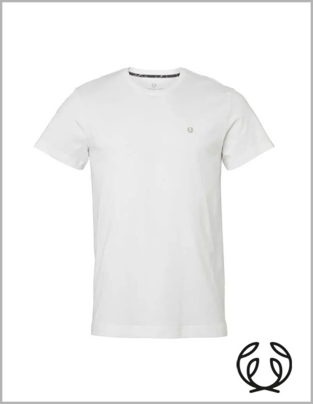 Tričko Chevalier Signature Snow White, 100 % bavlna