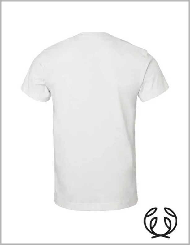 T-shirt Chevalier Signature Snow White 100 % coton