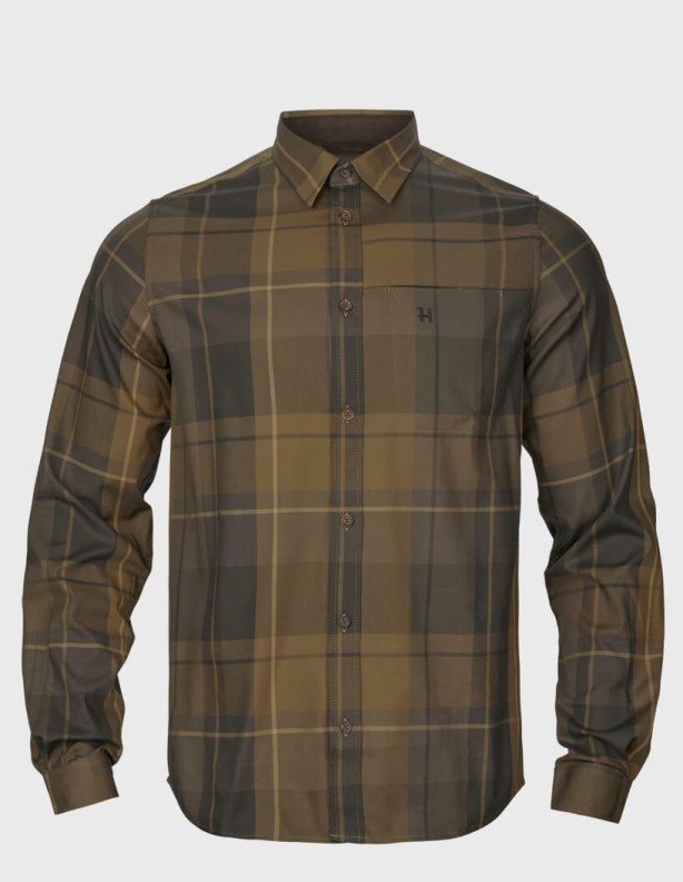 Harkila Koszula Akse willow green 98% bawełna
