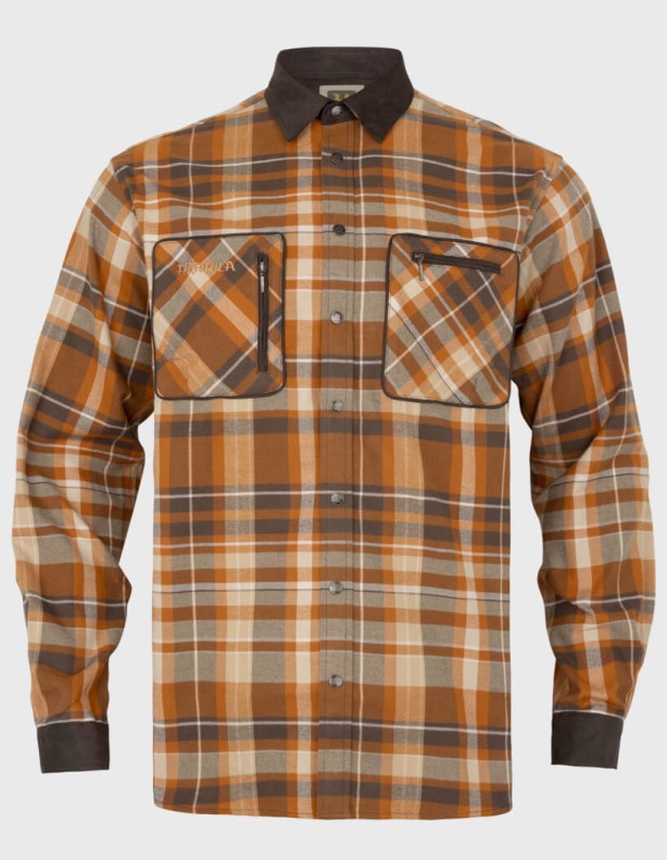 Harkila Pajala « cornstalk check » - chemise chaude en flanelle