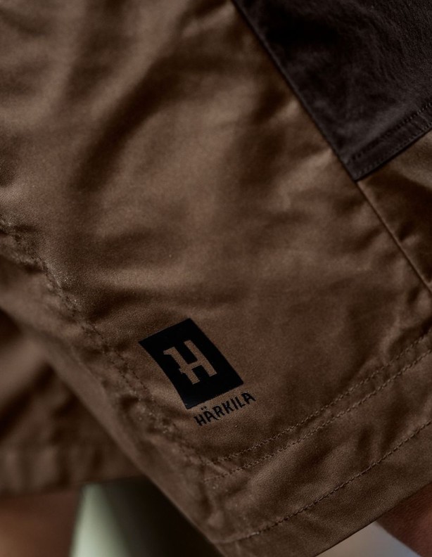 Harkila Fjell Shorts Dark earth Shadow brown – odolné letní šortky