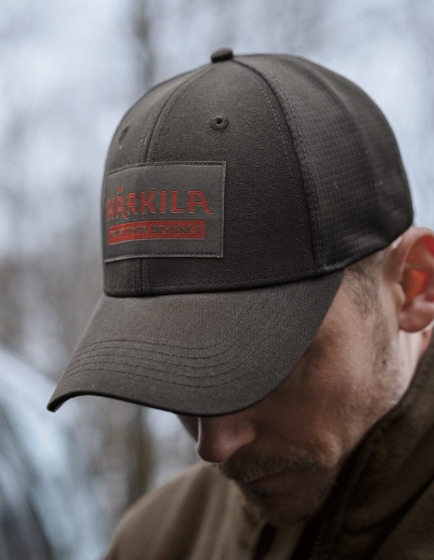 Harkila Logo Cap shadow brown kšiltovka