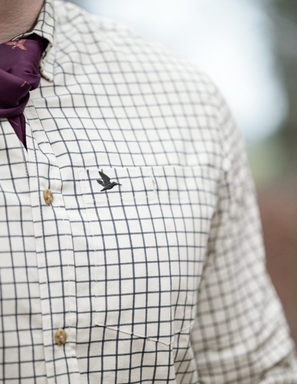 Seeland Oxford Shirt dark sapphire check – bavlněná košile