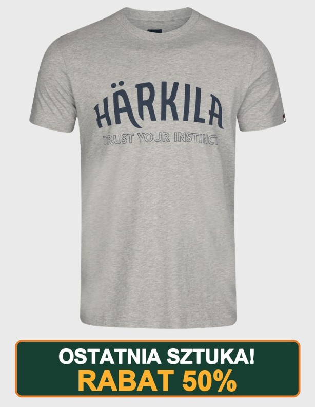 Harkila Modi Melange S/S light grey - letné tričko 100% bavlna