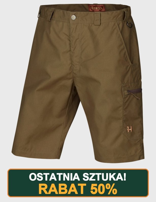 Alvis - short ciré vert olive