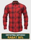 Koszula myśliwska Harkila Driven Hunt flanelowa red/black check