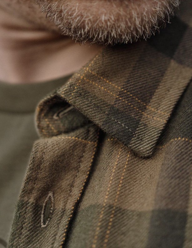 Harkila Asmund Beech green check, 100 % bavlna