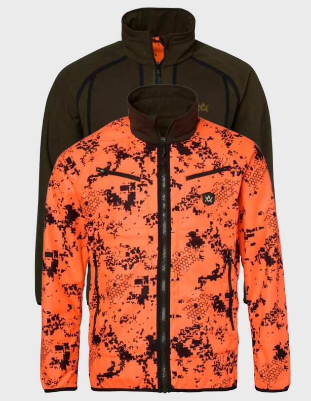 Alaska Raptor MS Solid Brown BlindTech Blaze oboustranná fleecová bunda s membránou APS