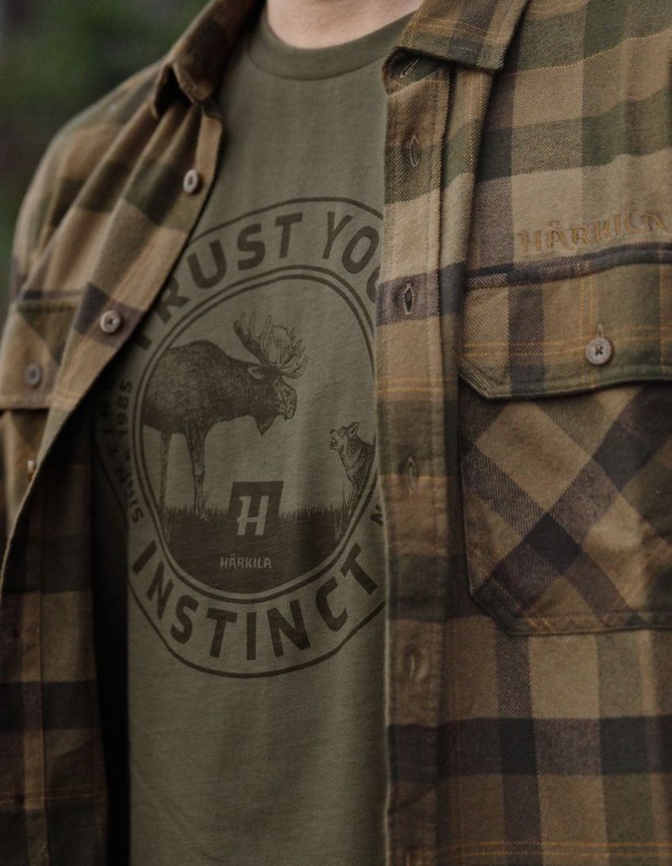 Lovecké tričko Härkila Moose s potiskem | dolasu.pl