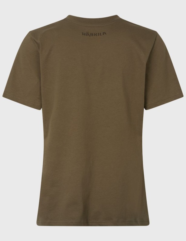 T-shirt pour femme Härkila Stag Badge avec un cerf