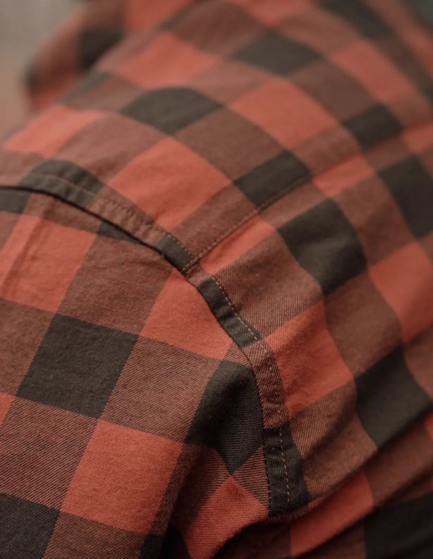 Lovecká košile Härkila Scandinavian Autumn Orange Check
