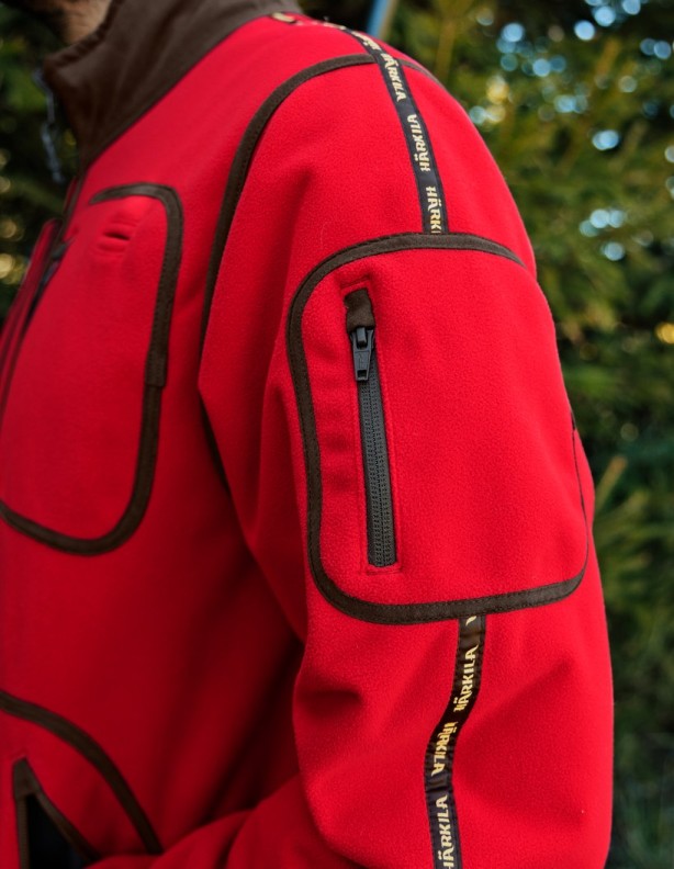 Poche pratique sur la manche de la veste polaire Härkila Kamko Regal