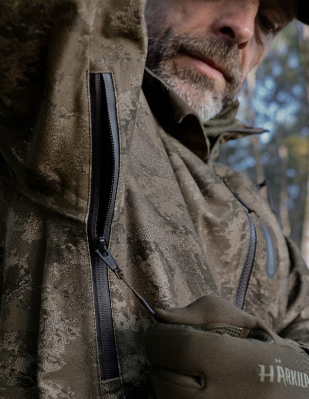 Härkila Forest Hunter GTX Camo Jacket – Ventilation Zippers