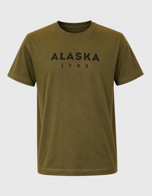 Essential Tee Ms 2-Pack Night Green-Solid Brown
