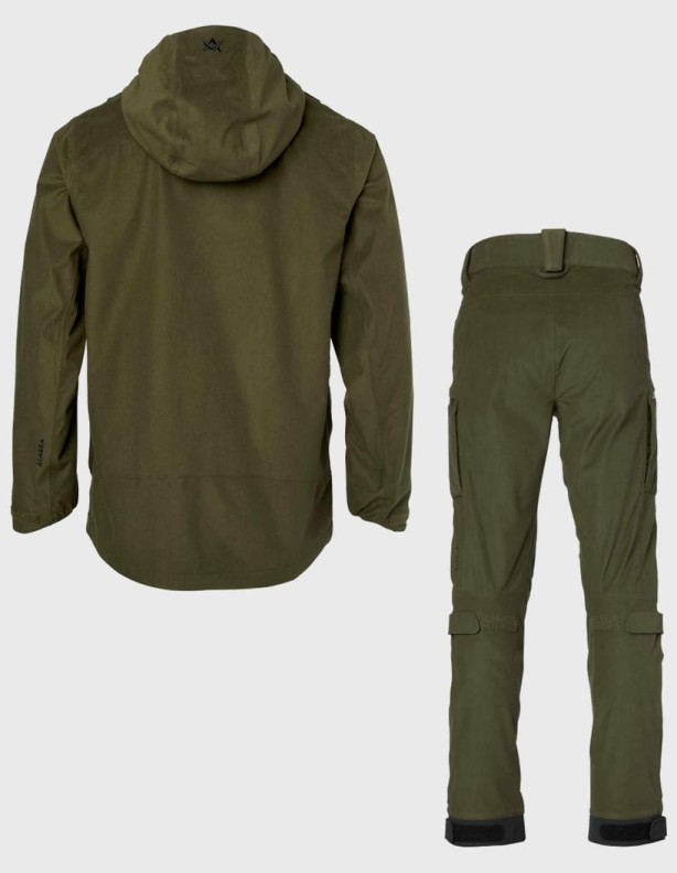 Alaska Extreme Lite Solid Night Green TYŁ vadászruha-szett – kabát és nadrág