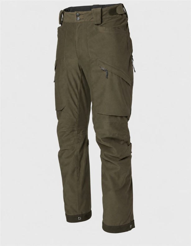 Kalhoty Alaska Superior Pro 2027 Solid Brown – pohled z úhlu.