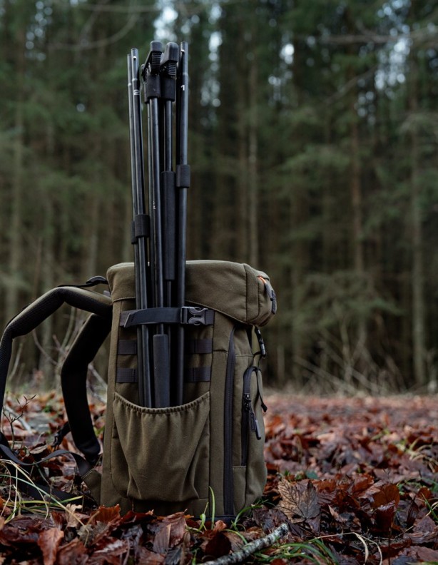 Sac à dos Seeland Enduro Chair équipé d'une crosse pliable.