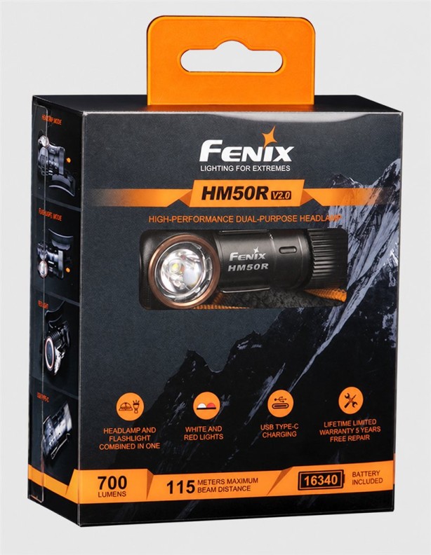 Fenix HM50R V2.0 LED-es fejlámpa - 700 lumen