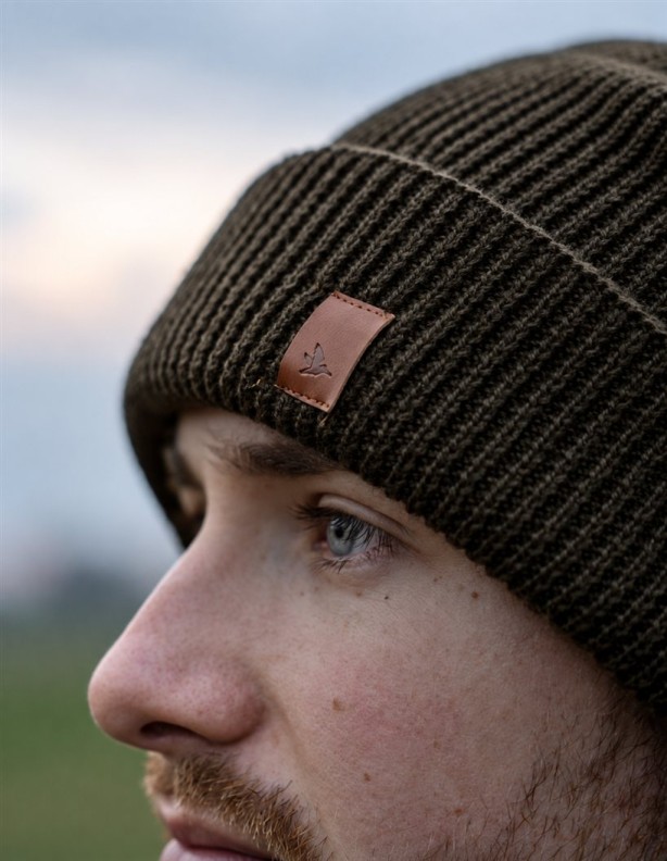 Seeland Haze Grizzly Brown – close-up of the logo patch on the brim of the hat