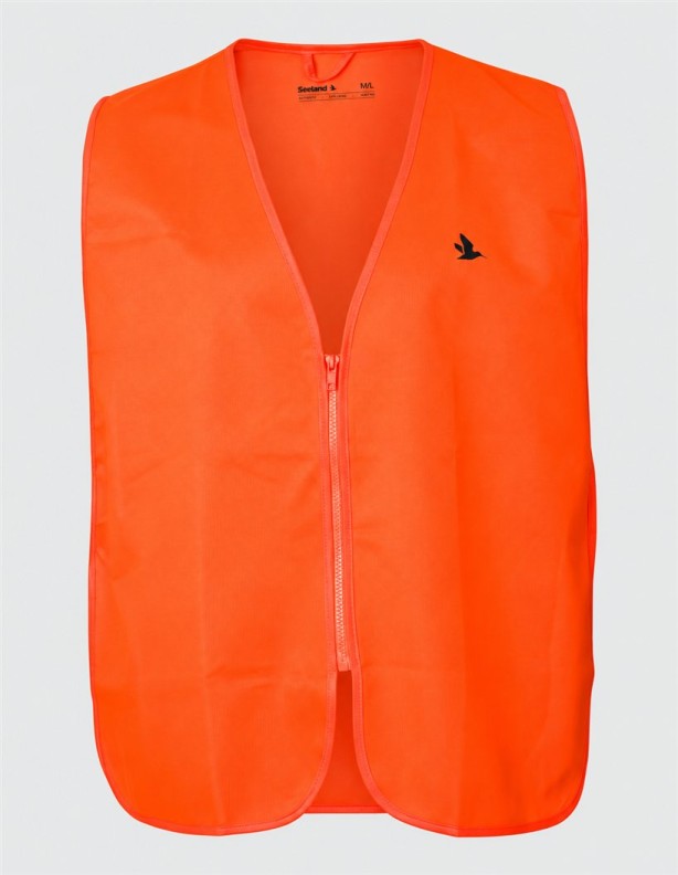 Kamizelka Seeland Safety Vest Orange Blaze widok z przodu
