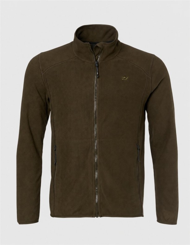 Męski polar myśliwski Alaska Kodiak Solid Brown – widok z przodu