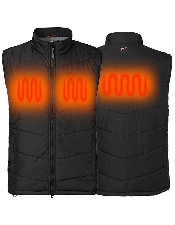 Gesteppte Heizungsweste - für Herren bis Größe 3XL!