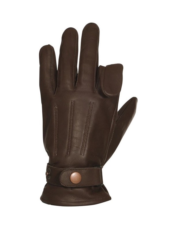 Gants en cuir avec ouverture pour les doigts