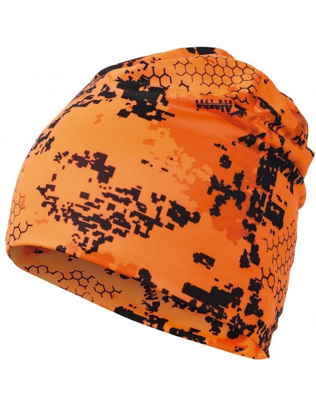 Cienka uniwersalna czapka Alaska orange BlindTech Invisible™