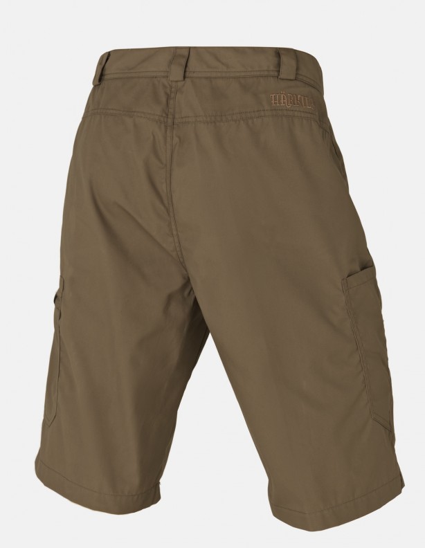 Alvis - voskované šortky světle khaki
