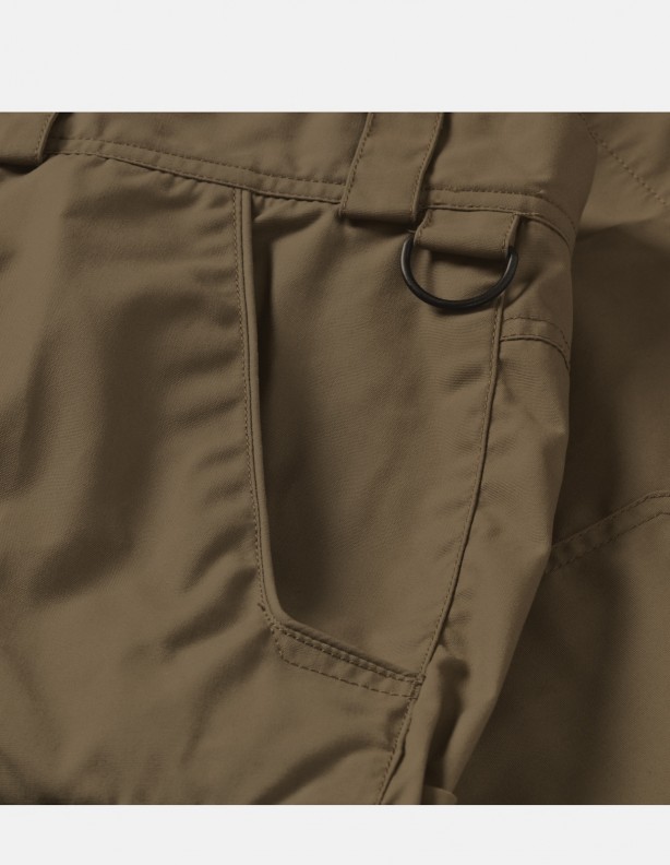 Alvis - voskované šortky světle khaki