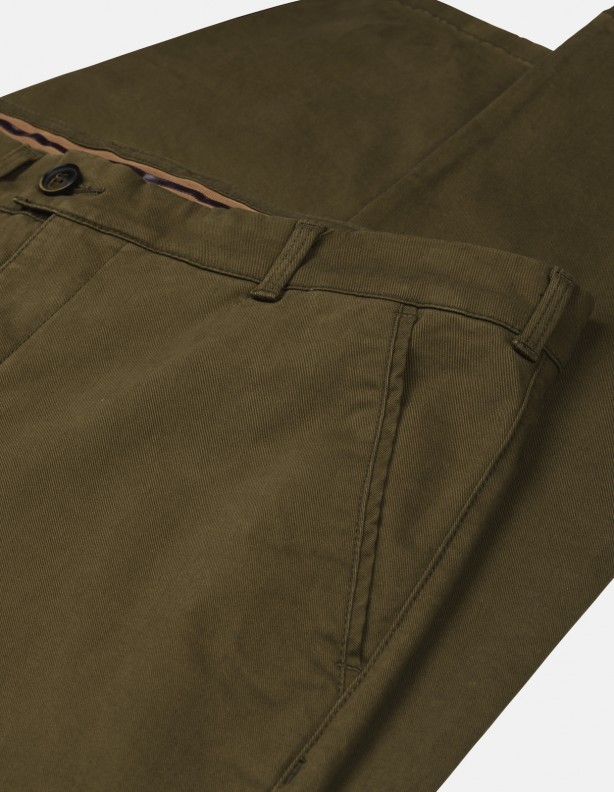 Norberg chinos olive - cotton pants for any occasion