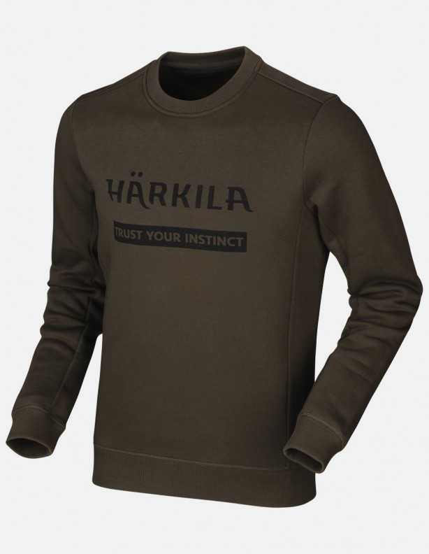 Harkila sweatshirt green - bluza bawełniana DO 5XL!