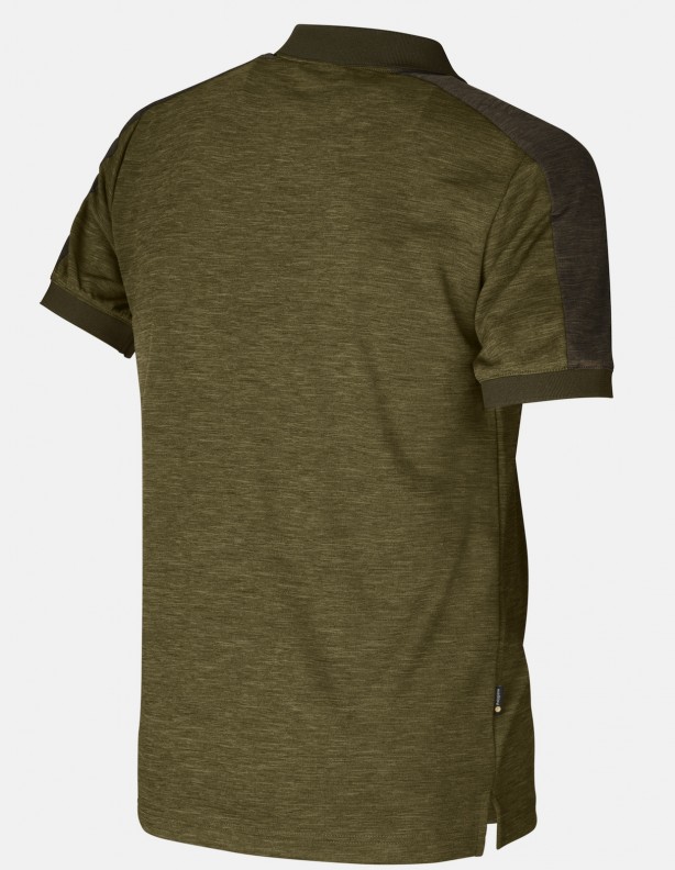Polo Harkila Tech olive foncé / vert saule ROZMIARY DO 5XL !